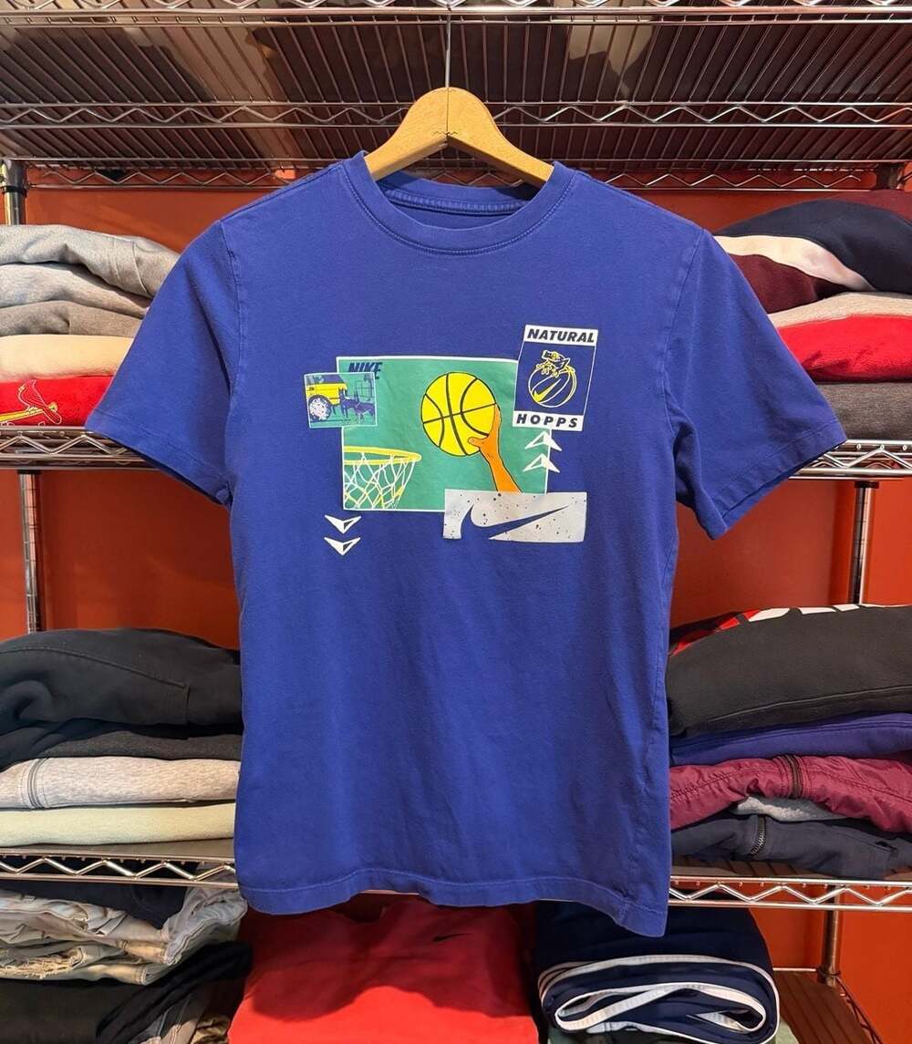 Nike The Nike Tee Graphic T-Shirt Mens  Small Blue Basketball